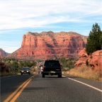 drivin into red rock