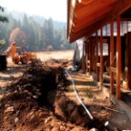 trench for water