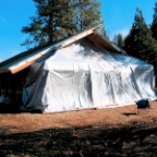 inspecting the new tarps