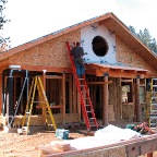 wrapped window frame