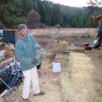 working with the saw