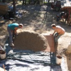 bill & graham makin a sand box