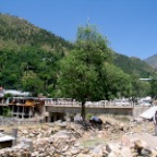 view coming into town