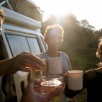 toasting the land!