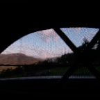 sunset view from camper